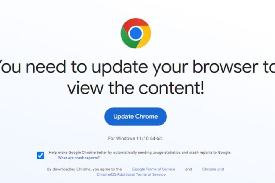 All new tricky threat of the fake browser update scam