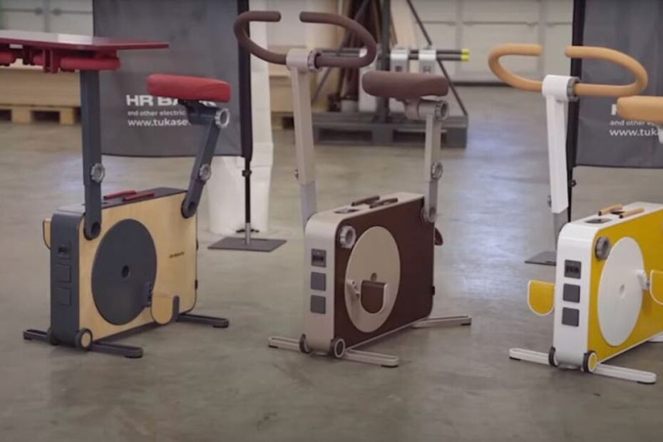 How this exercise bike is generating backup power in war zones