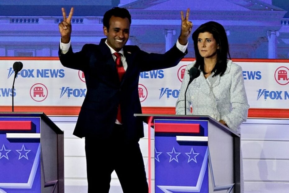 Ramaswamay targets Haley after snowstorm derails her campaign stop in Iowa