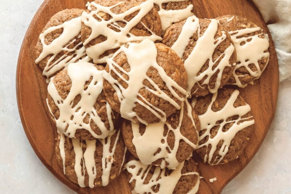 Maple-Glazed Apple Cookies