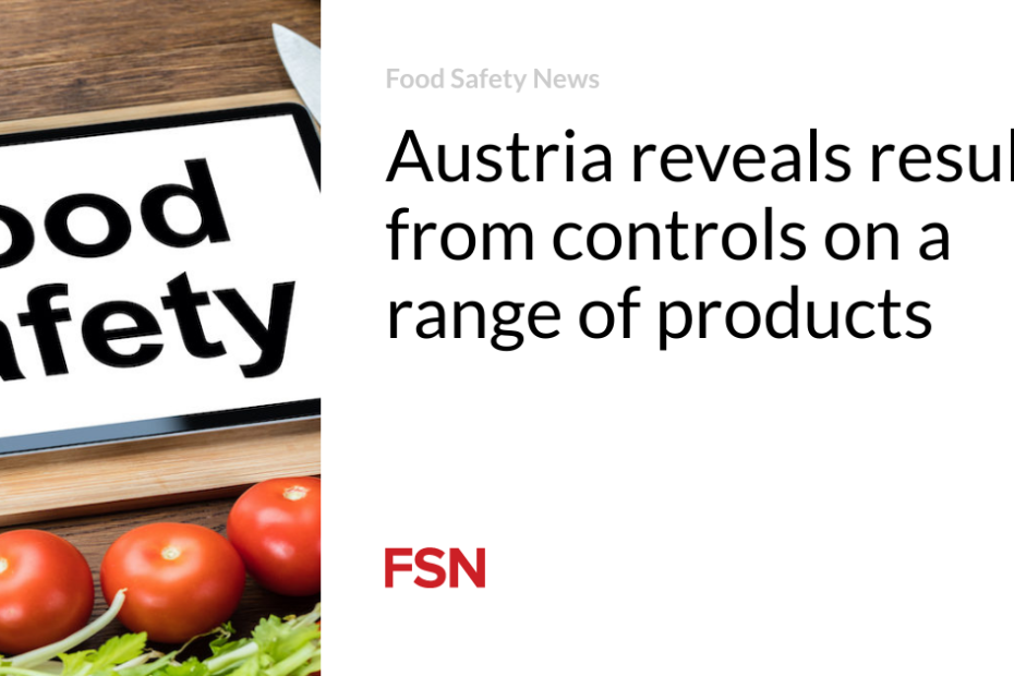 Austria reveals results from controls on a range of products