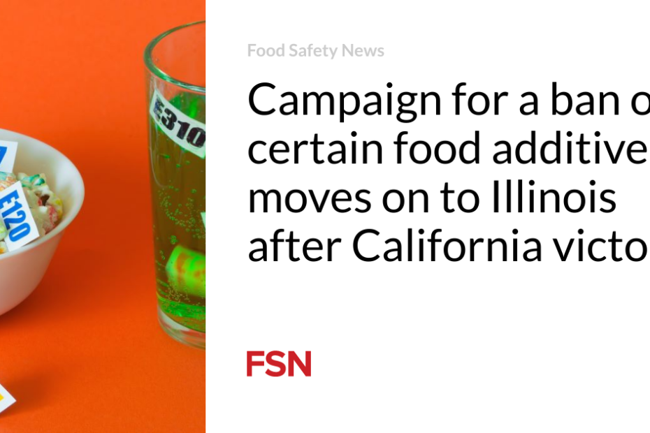 Campaign for a ban on certain food additives moves on to Illinois after California victory