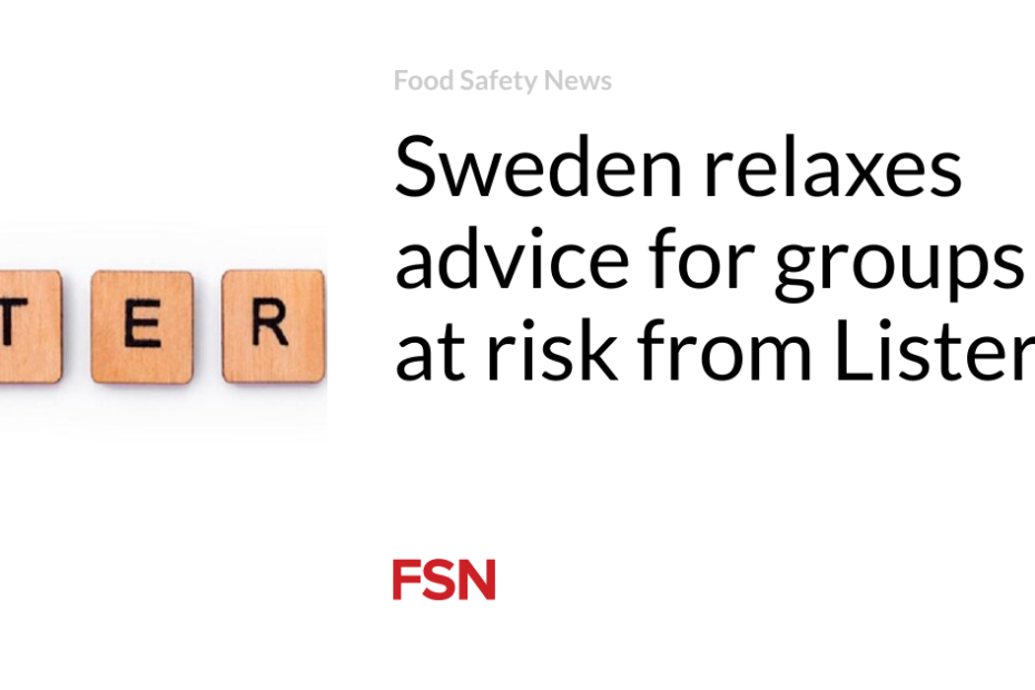 Sweden relaxes advice for groups at risk from Listeria