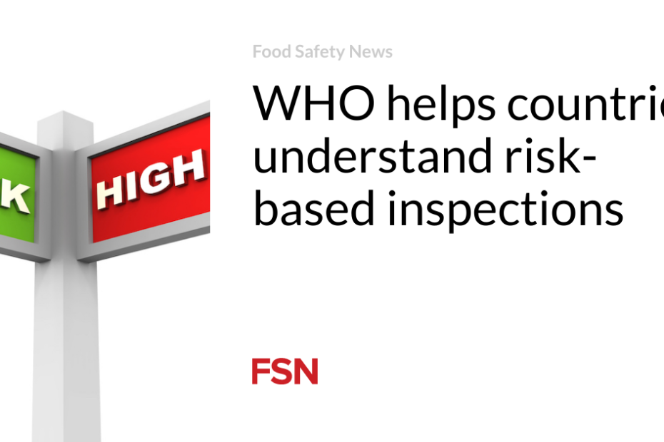 WHO helps countries understand risk-based inspections