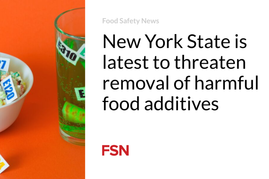 New York State is latest to threaten removal of harmful food additives