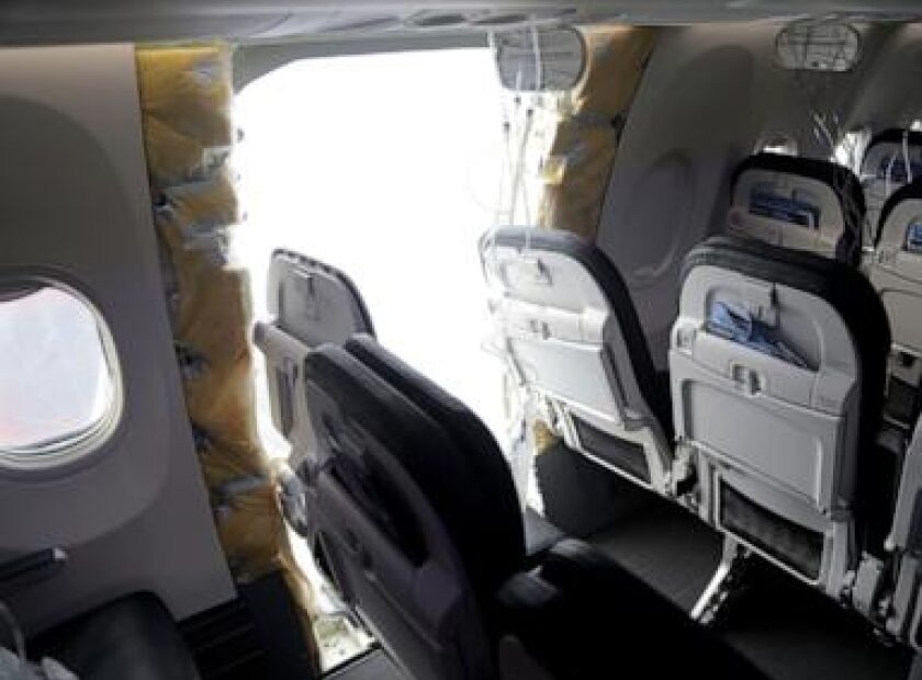 Seat belt saved passenger’s life on Boeing 737 jet that suffered a blowout, new lawsuit says