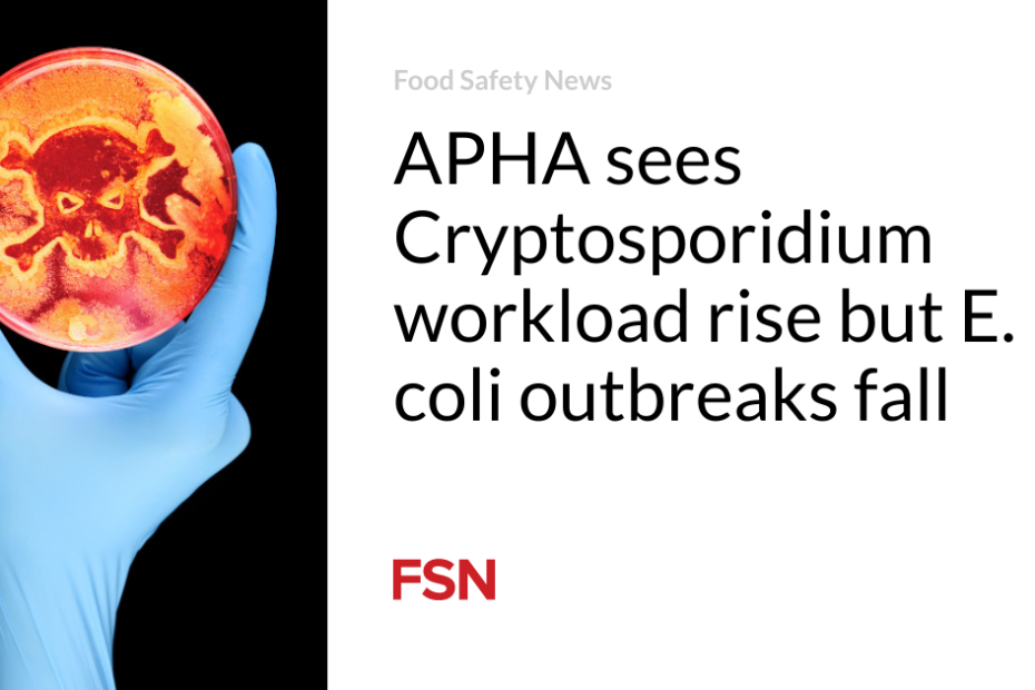 APHA sees Cryptosporidium workload rise but E. coli outbreaks fall