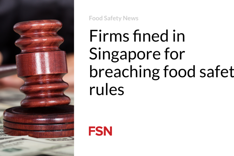 Firms fined in Singapore for breaching food safety rules