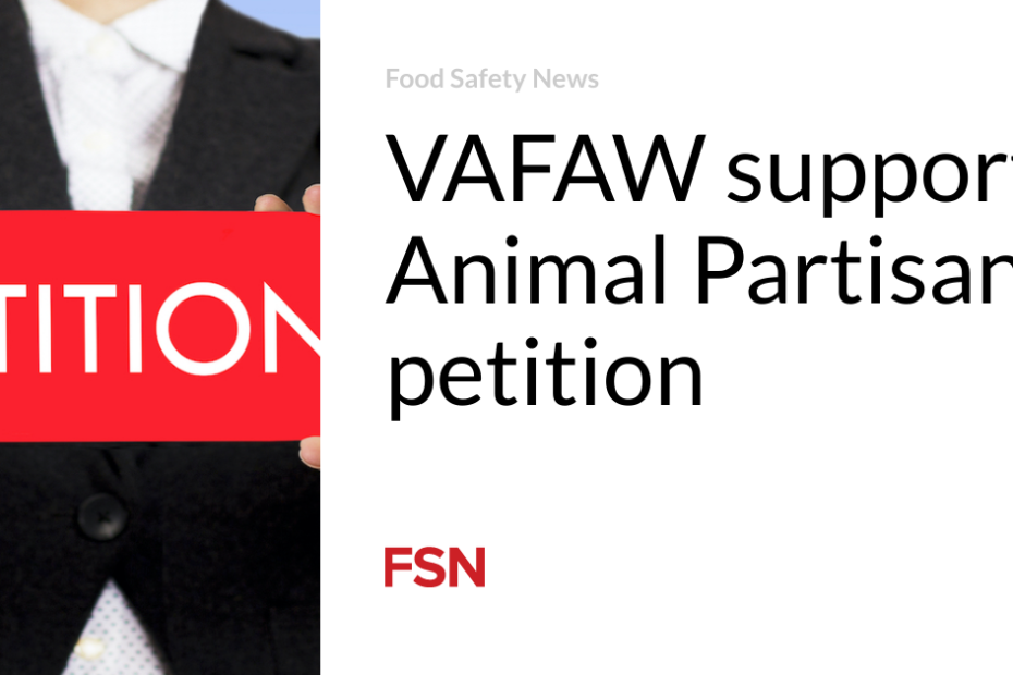 VAFAW supports Animal Partisan petition