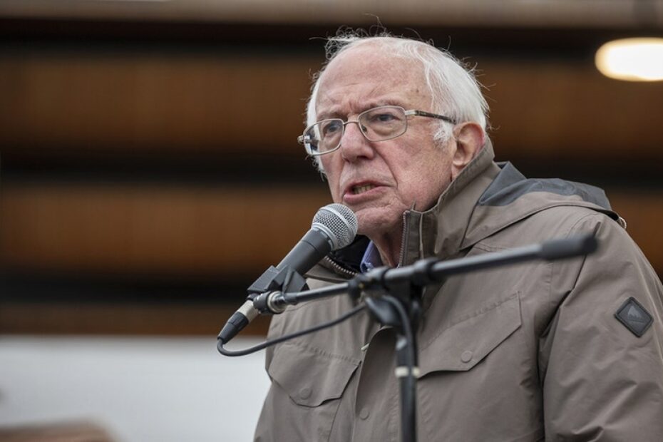 Fire at Bernie Sanders’ Vermont office was intentionally set, male suspect sought, authorities say