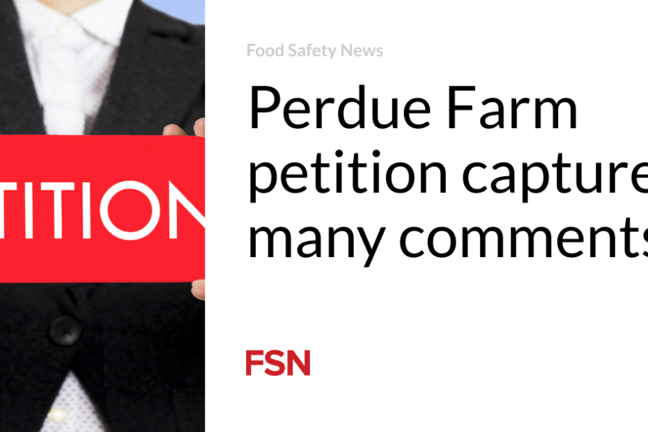 Perdue Farm petition captures many comments