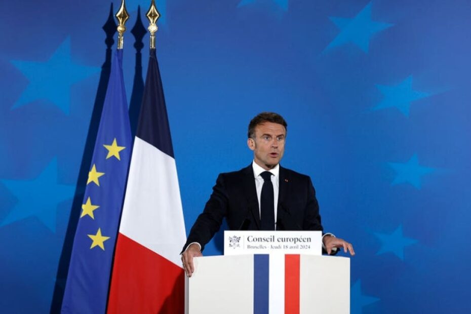 France President Macron to outline vision for Europe as global power ahead of European Parliament elections