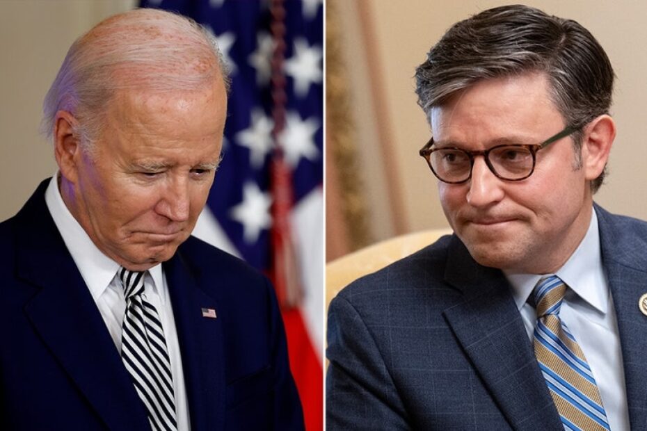 Speaker Johnson calls Biden ‘off script’ with threats to pull Israel support: ‘I hope it’s a senior moment’