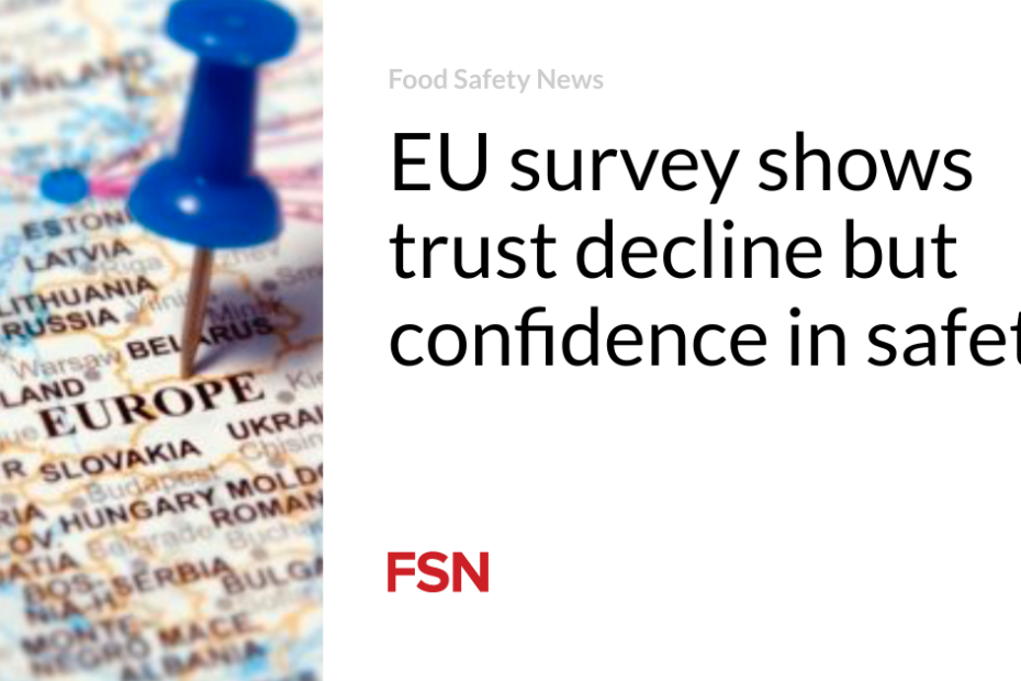 EU survey shows trust decline but confidence in safety