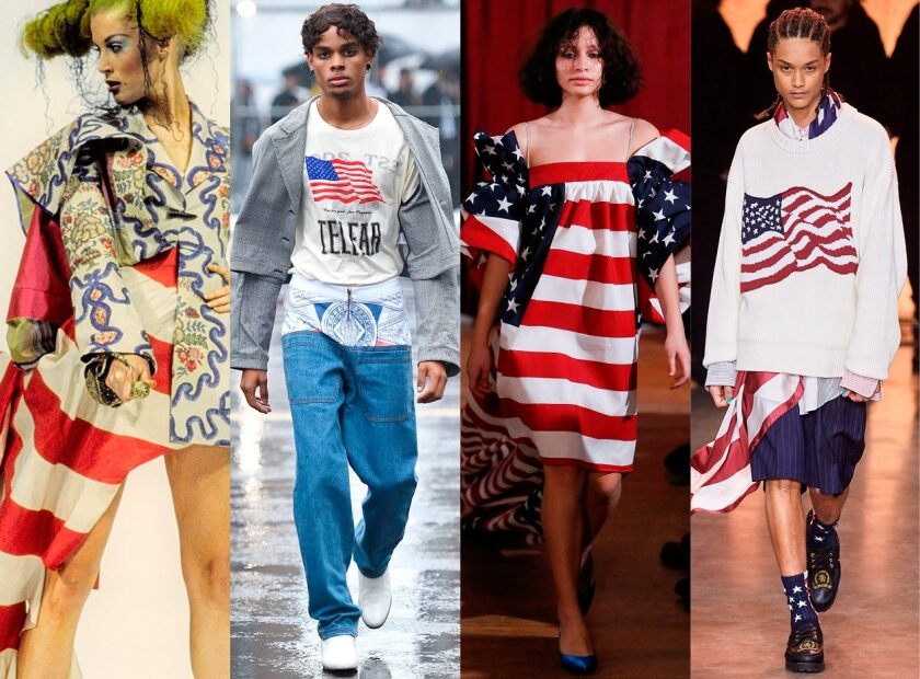 American Flag Fashion on the Runway, As Seen By Designers