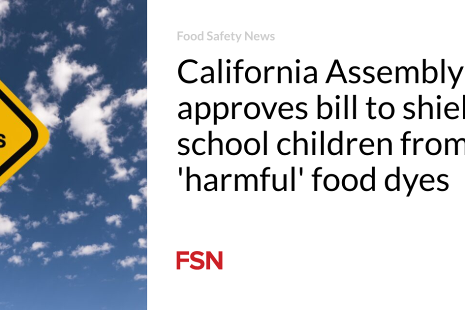 California Assembly approves bill to shield school children from ‘harmful’ food dyes