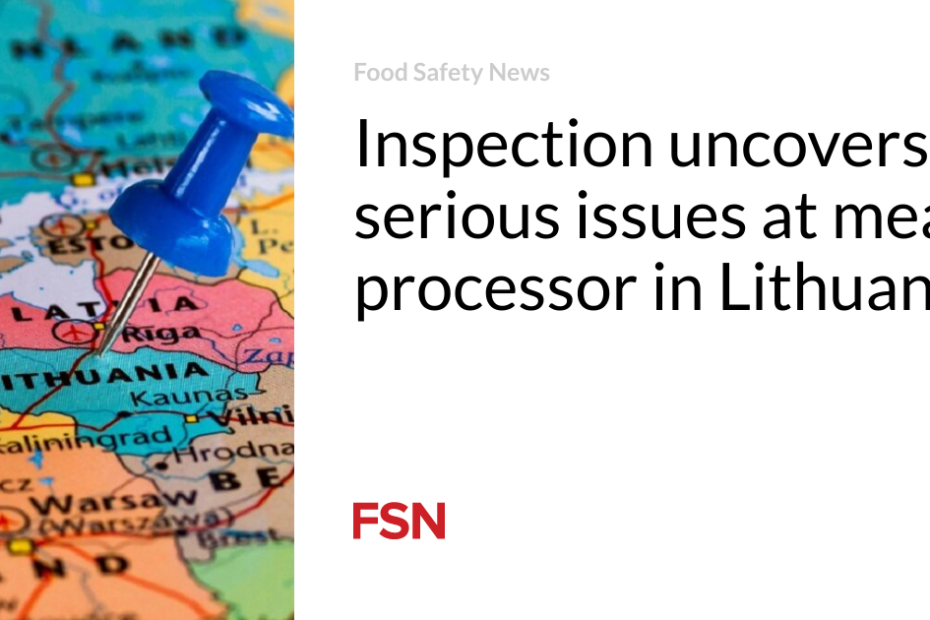 Inspection uncovers serious issues at meat processor in Lithuania