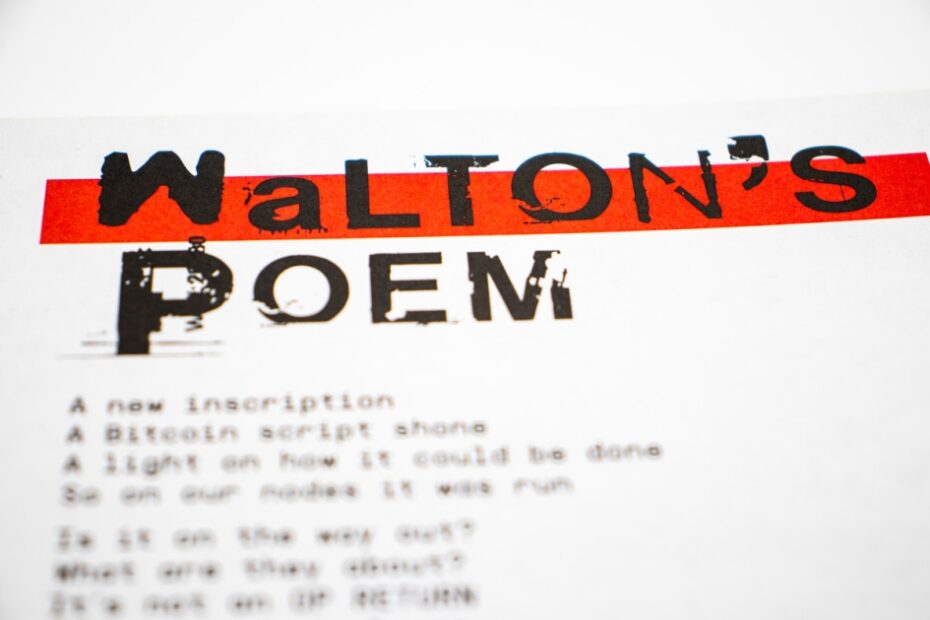 Walton’s Poem