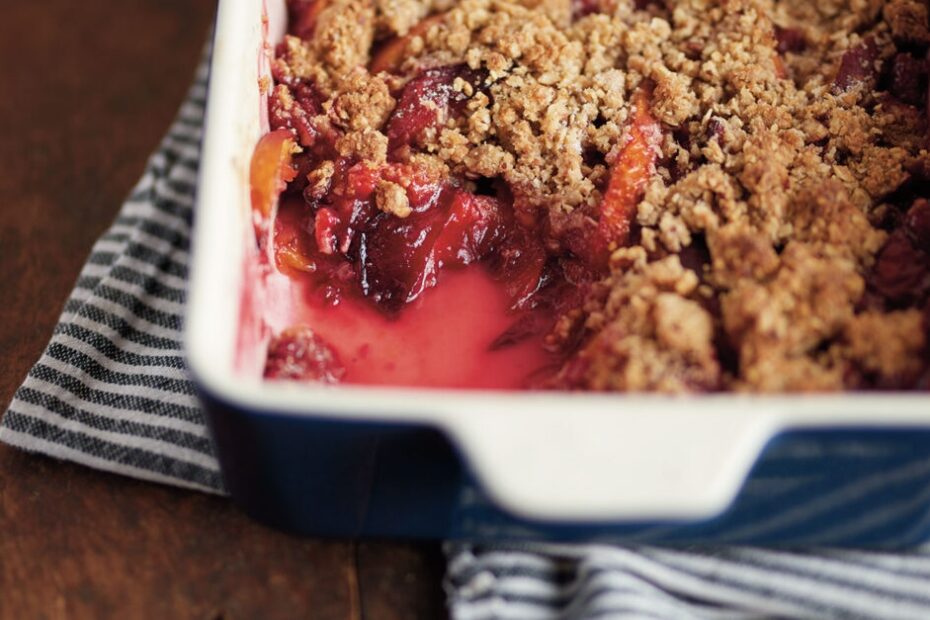 Nectarine-Plum Crisp