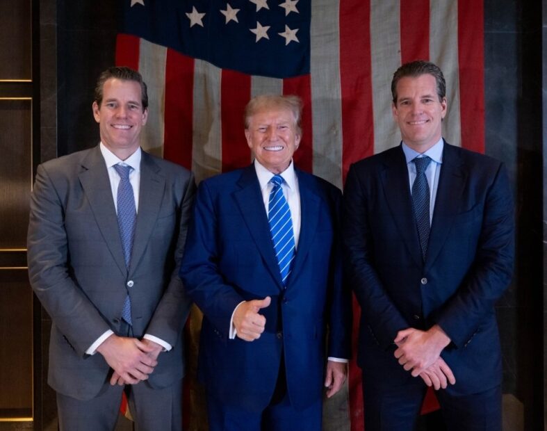 Winklevoss Twins Donate $2 Million in Bitcoin to Donald Trump