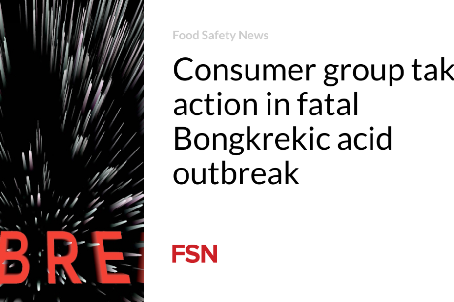 Consumer group takes action in fatal Bongkrekic acid outbreak