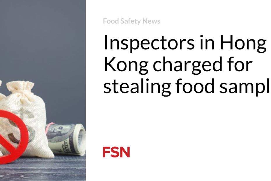 Inspectors in Hong Kong charged for stealing food samples