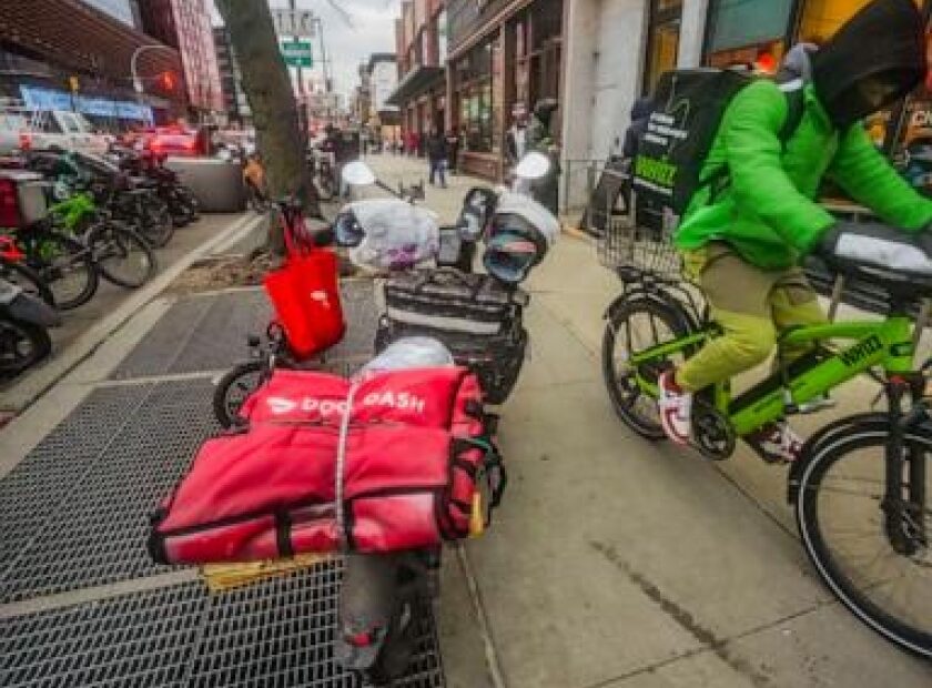 Under pressure from cities, DoorDash steps up efforts to ensure its drivers don’t break traffic laws