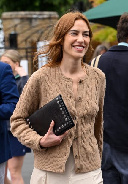 Alexa Chung Goes “Strawberry Bronde” for Summer