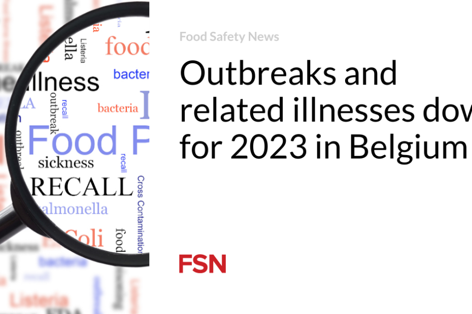 Outbreaks and related illnesses down for 2023 in Belgium