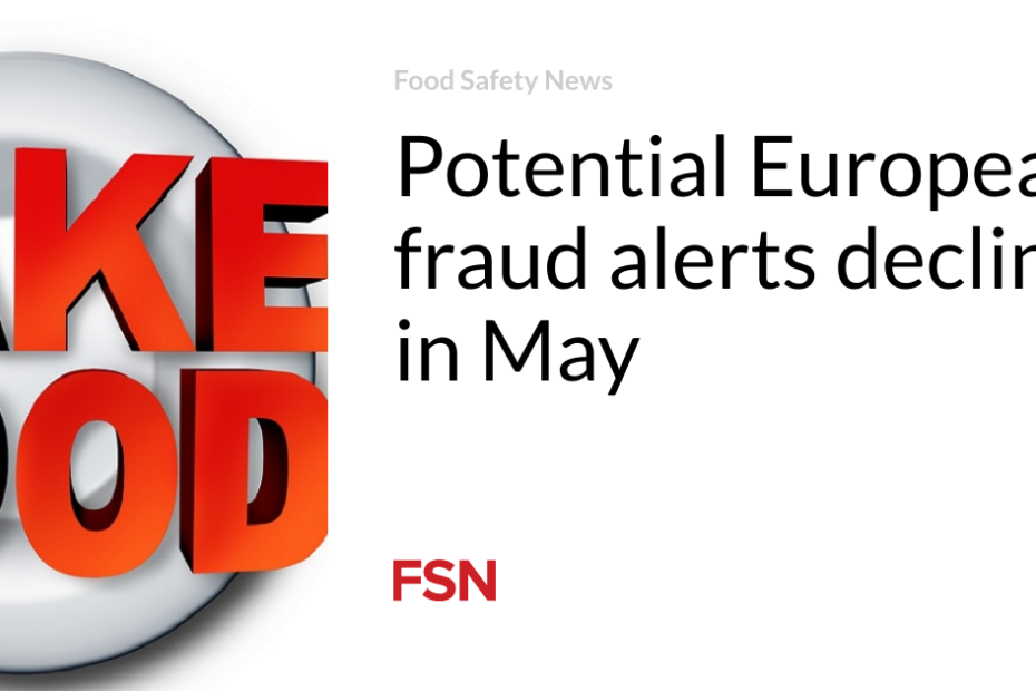 Potential European fraud alerts decline in May