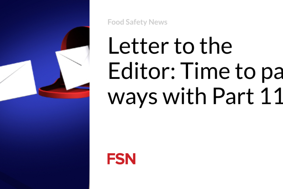 Letter to the Editor: Time to part ways with Part 114