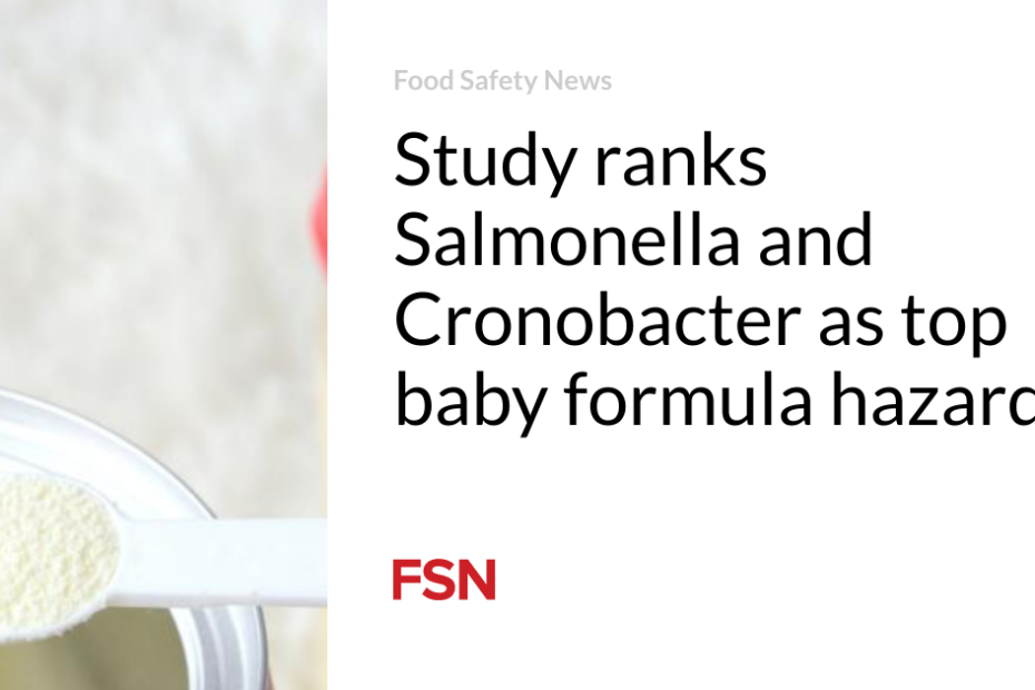 Study ranks Salmonella and Cronobacter as top baby formula hazards