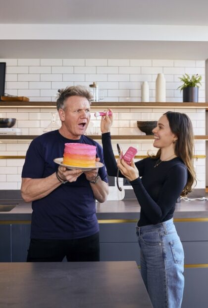 NYX Professional Makeup Teams Up with Gordon Ramsay and Holly Ramsay to Create Exclusive Buttermelt Blush Cake Recipe