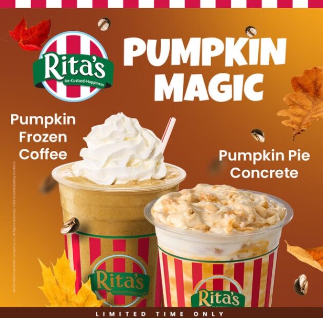 Rita’s Gives Fans “Pumpkin to Talk About” Launching Fall Lineup Earlier Than Ever