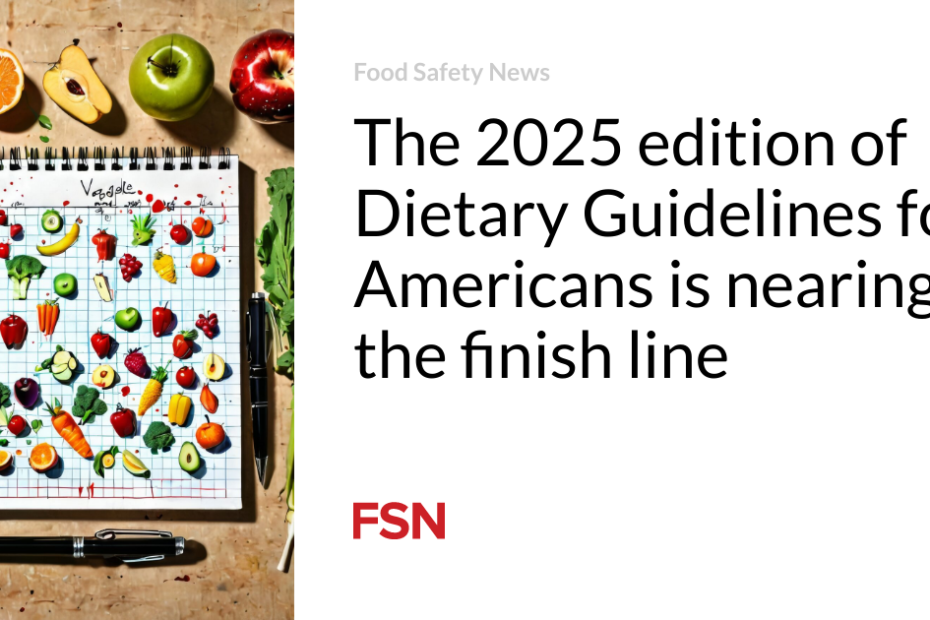 The 2025  edition of Dietary Guidelines for Americans is nearing the finish line