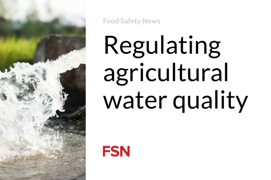 Regulating agricultural water quality