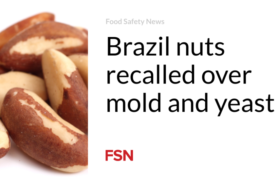 Brazil nuts recalled over mold and yeast