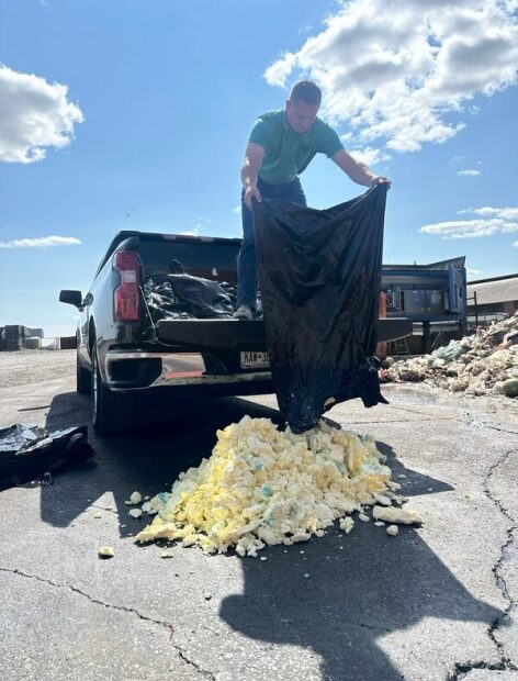 NEW YORK STATE FAIR 800-POUND BUTTER SCULPTURE RECYCLED INTO ENERGY AT WESTERN NEW YORK DAIRY FARM