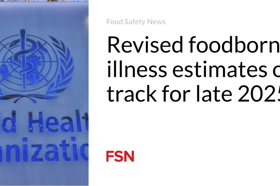 Revised foodborne illness estimates on track for late 2025