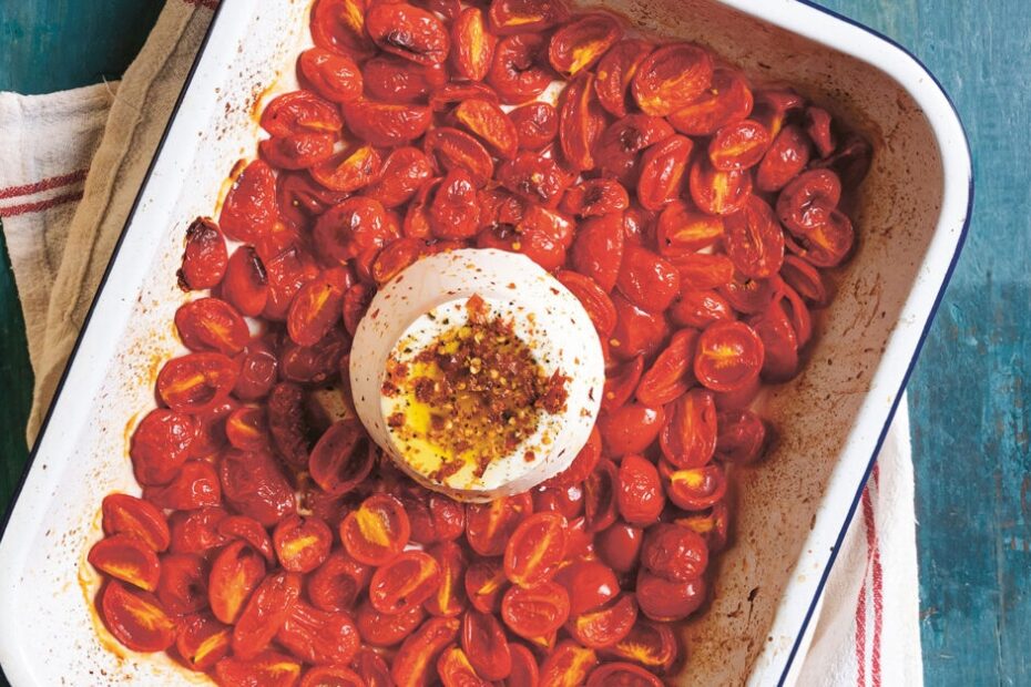 Rigatoni with Fiery Roast Tomatoes and Ricotta