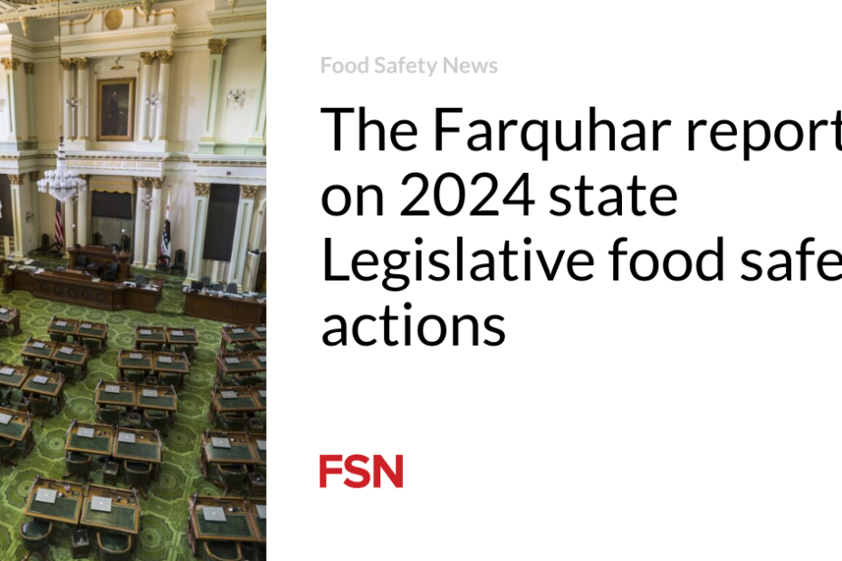 The Farquhar report on 2024 state Legislative food safety actions