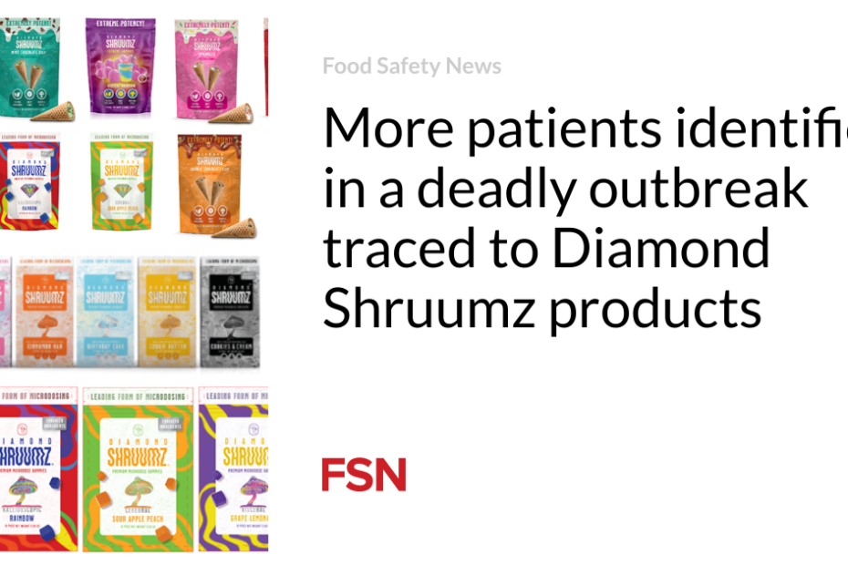 More patients identified in a deadly outbreak traced to Diamond Shruumz products