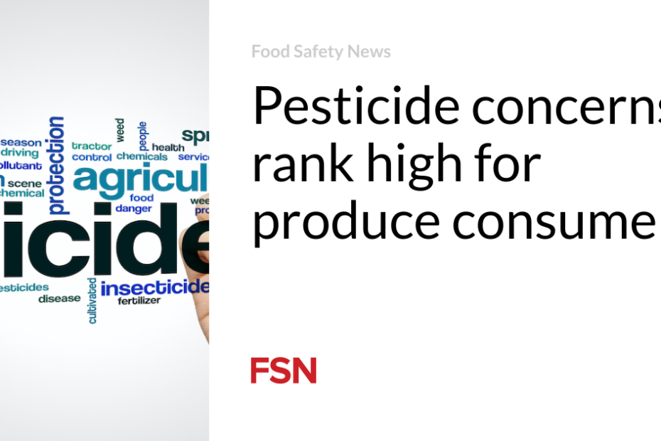 Pesticide concerns rank high for produce consumers