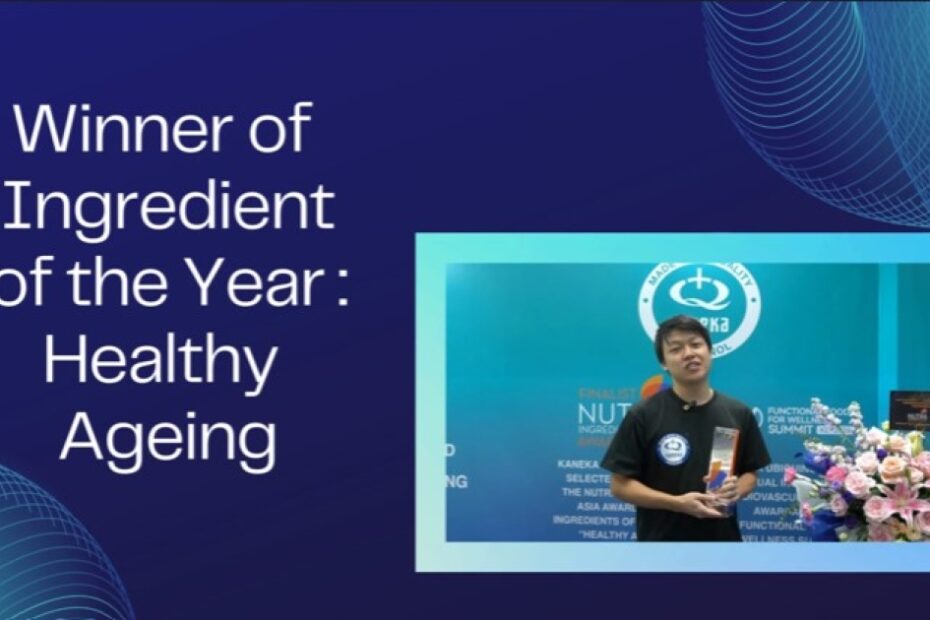 NutraIngredients-Asia Awards 2024 winner Kaneka breaks down the importance of ubiquinol in the healthy ageing process