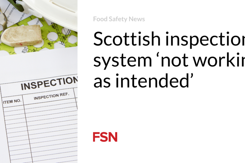 Scottish inspection system ‘not working as intended’