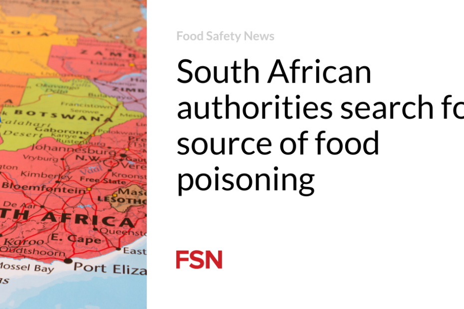 South African authorities search for source of food poisoning