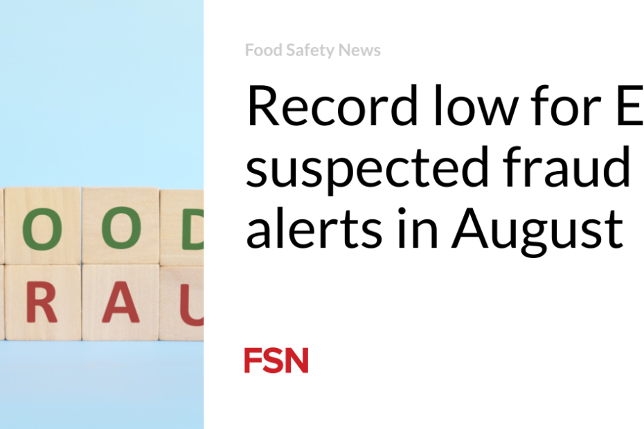 Record low for EU suspected fraud alerts in August