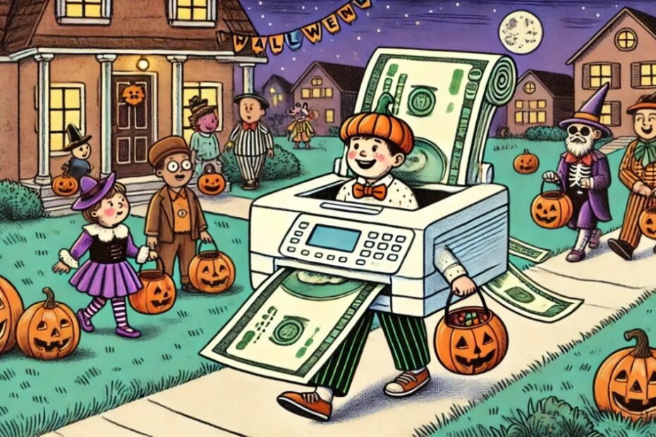 Forget Vampires and Werewolves—The Scariest Costume This Halloween Is a Money Printer