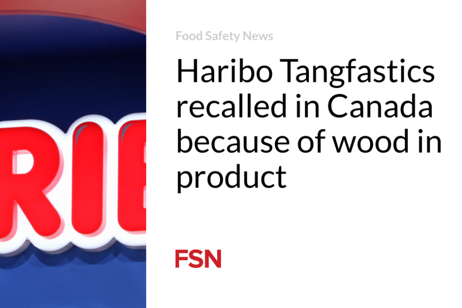 Haribo Tangfastics recalled in Canada because of wood in product