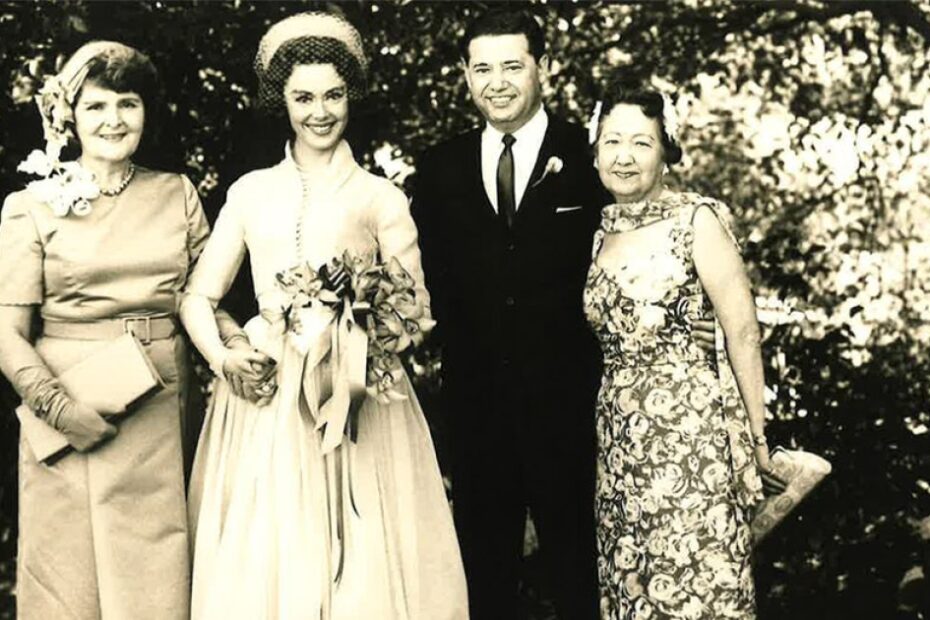 Barbara Rush, Warren Cowan’s 1959 wedding album is a who’s who of Hollywood Royalty